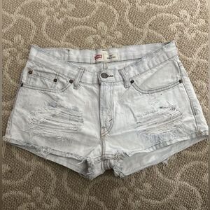 Levi's Vintage 505™ Shorts 10 Husky light wash Cut off Shorts Distressed